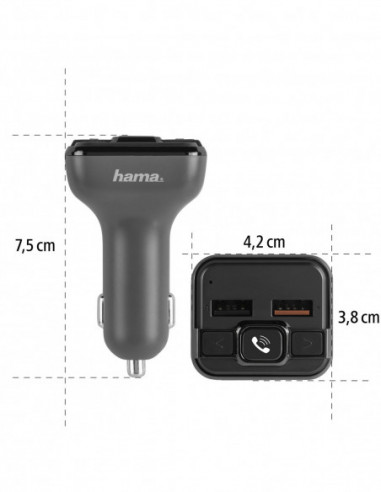 HAMA FM-transmitter Bluetooth Hands-Free
