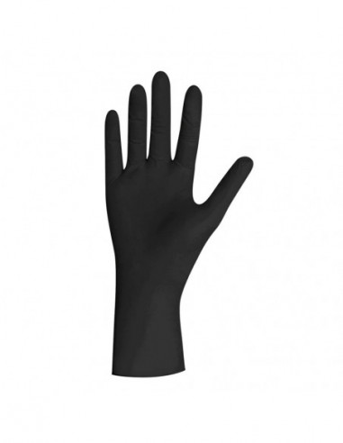 3D-BASICS Nitril Gloves L Black 100pcs