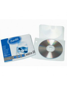 BANTEX CD-Ficka, Tranparent...
