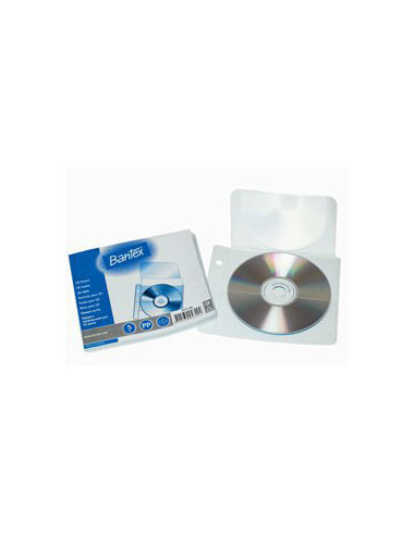 BANTEX CD-Ficka, Tranparent 5...