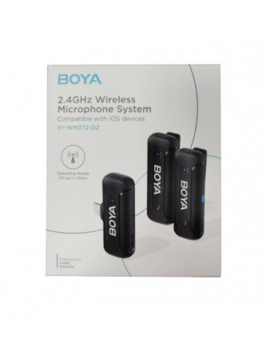 BOYA Wireless Microphone x2 BY-WM3...