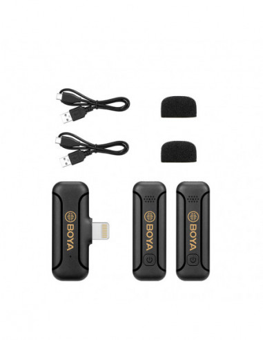 BOYA Wireless Microphone x2 BY-WM3...