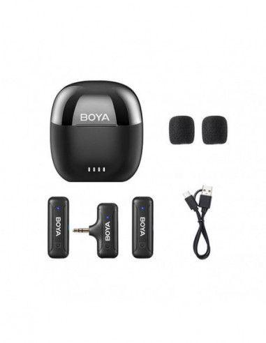 BOYA Wireless  2.4GHz Microphone x2...