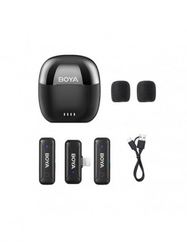 BOYA Wireless  2.4GHz Microphone x2...