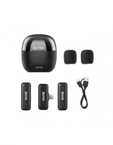 BOYA Wireless  2.4GHz Microphone x2...