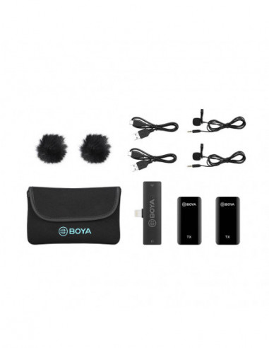 BOYA Wireless Microphone x2 BY-XM6-S4...