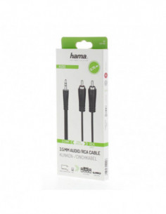 HAMA Cable Audio 3.5-2x RCA...