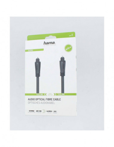 HAMA Cable ODT Black 0.75m