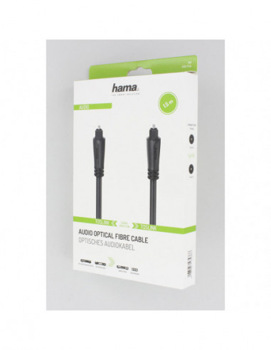 HAMA Cable ODT Black 1.5m