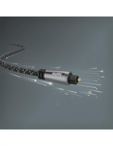 HAMA Cable ODT Metal Black 3.0m