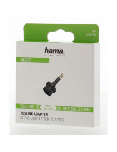 HAMA Adapter ODT Toslink to 3.5 Plug...