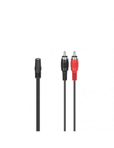 HAMA Adapter Audio 2x RCA to 3.5 Stereo
