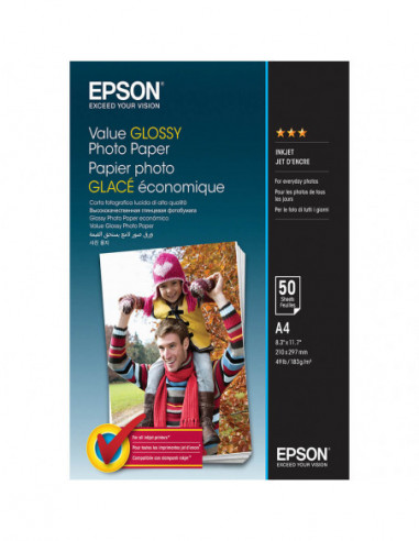 EPSON A4 Value Glossy Photo Paper A4...