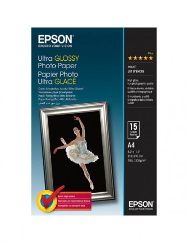 EPSON A4 Ultra Glossy Photo Paper A4...