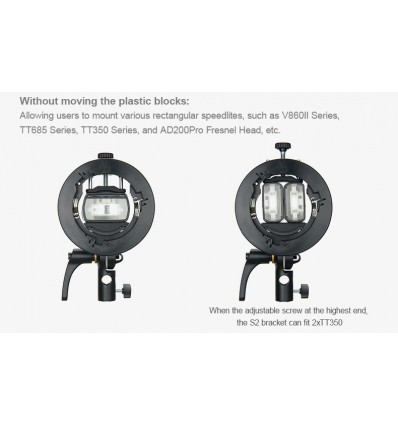 Godox S2 Speedlite Bracket