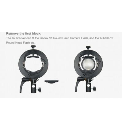 Godox S2 Speedlite Bracket