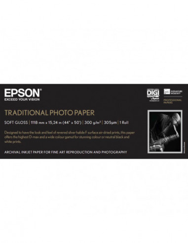 EPSON 44" Traditional Photo Paper 15m