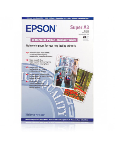 EPSON A3+ WaterColor Paper Raiant...
