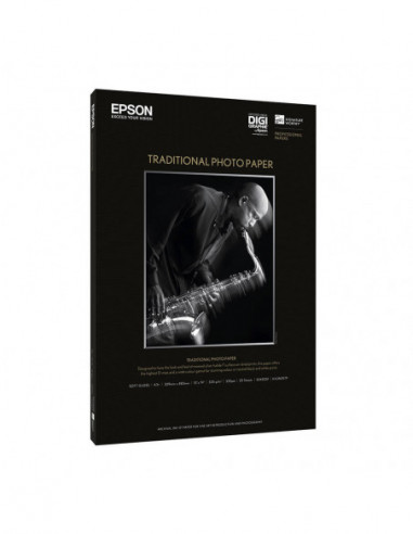 EPSON A4 Traditional Photo Paper...