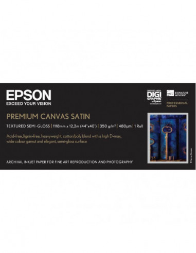 EPSON 44" Premium Satin Canvas roll...