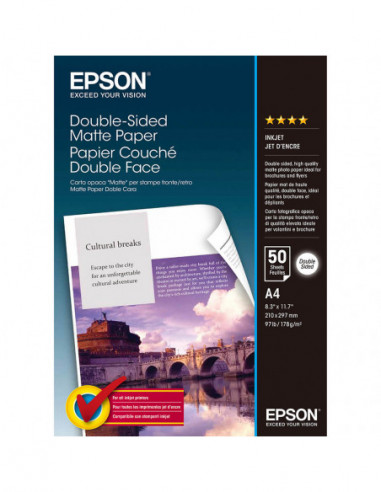 EPSON A4 Double-Sided Matte Paper...