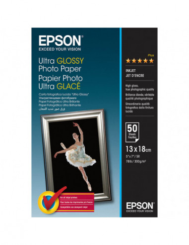 EPSON 13x18cm Ultra Glossy Photo...