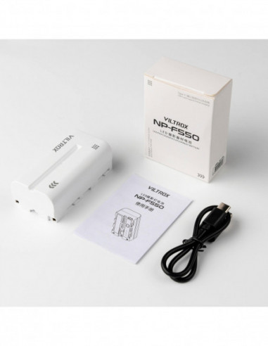 VILTROX Battery NP-F550 2200 Mah Type-C