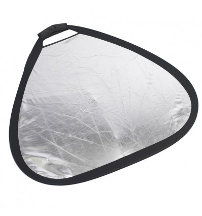 Gråkort 56cm håndholdt  (Hvid / Grå / Sort & Sølv) 1