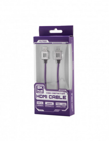 VILTROX HDMI CABLE 8K Purple