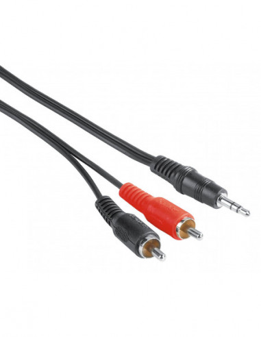 HAMA Kabel 3.5mm-2xRCA 25pack Bulk...