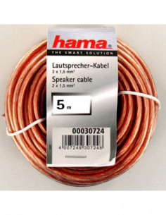HAMA Högtalarkabel 2x1.5mm2...