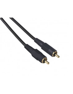 HAMA Kabel RCA-RCA Svart 0.75m