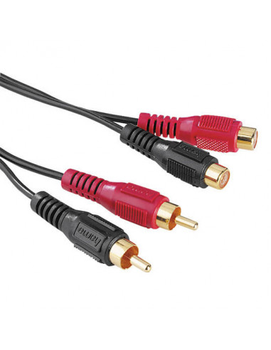 HAMA Kabel Förl. 2xRCA-2xRCA 2 m,...
