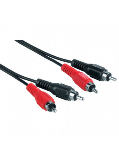 HAMA Kabel 2xRCA-2xRCA 5m...