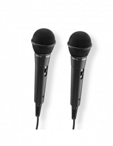 HAMA Dynamic Microphone Mono 2-pack...