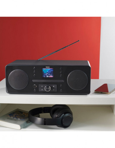 HAMA Radio FM/DAB+/CD/BT DR1560CBT Black