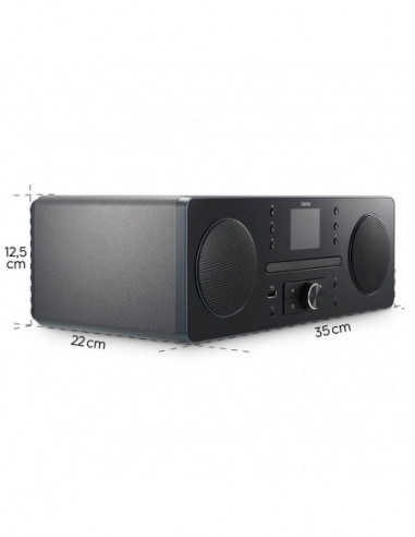 HAMA Radio FM/DAB+/CD/BT DR1560CBT Black