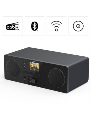 HAMA Radio FM/DAB+/CD/BT DR1560CBT Black