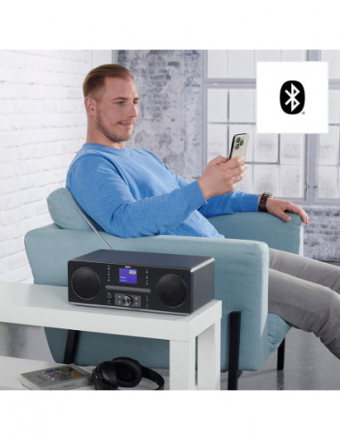 HAMA Radio FM/DAB+/CD/BT DR1560CBT Black