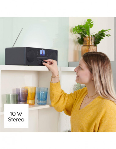 HAMA Radio FM/DAB+/CD/BT DR1560CBT Black