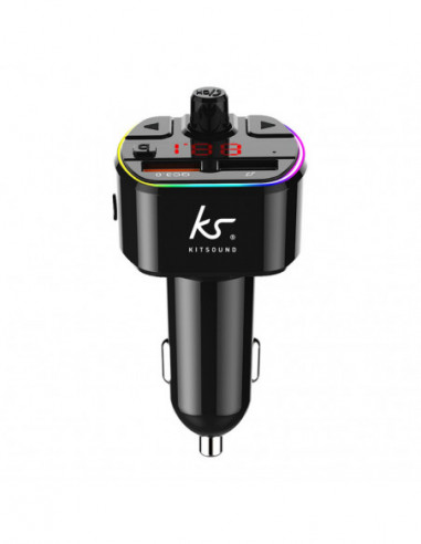 KITSOUND BT to FM Audio Converter Black