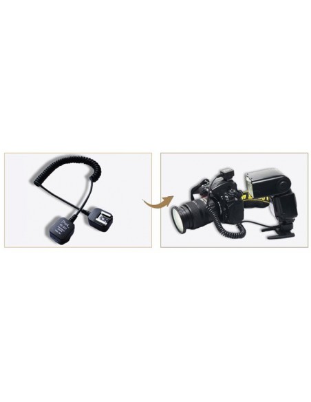 PIXEL FC-314/L - FlashGun Off-Camera TTL Cord 10m OLYMPUS / PAN 1