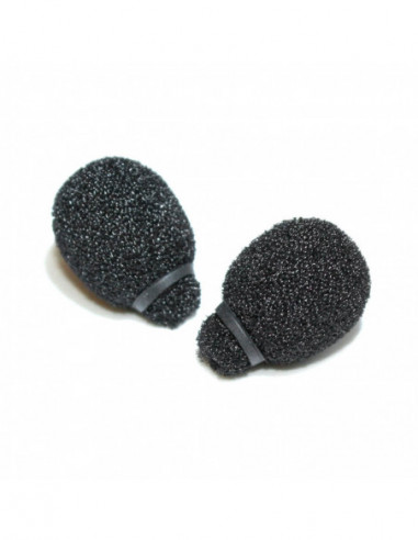 RYCOTE Lavalier Foams Black 10-Pack