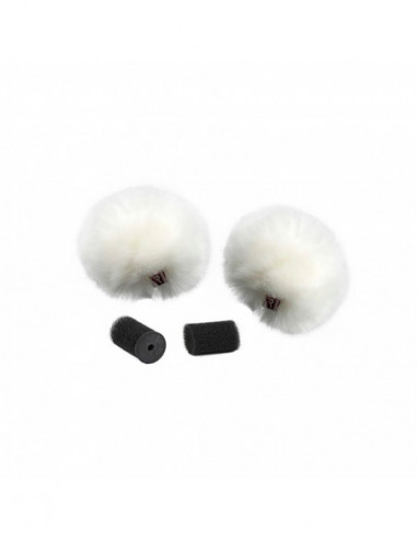 RYCOTE Windjammer  Lavalier Pair White