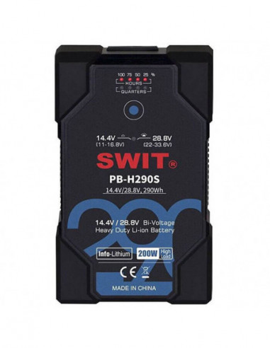 SWIT PB-H290S 290Wh V-lock Bi-Voltage