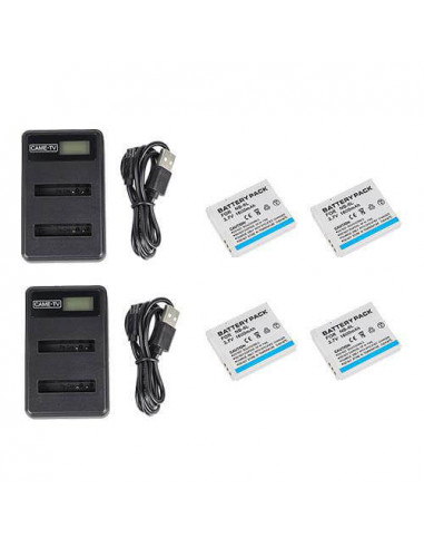 CAME-TV Headset 4x batteries  with 2x...