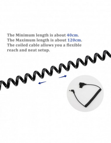 ACCSOON D-Tap to DC Cable 5,5mm x 2,1mm