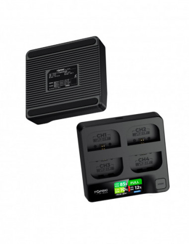 ACCSOON TopRig 100W 4-Bay 4-Bay LP-E6...