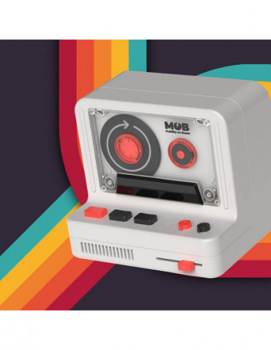 MOB Speaker Retro Camera Grey