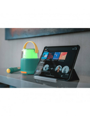 MOB Speaker Karaoke Kit Mic LED Blue